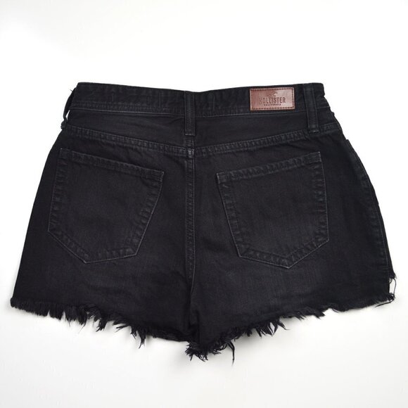 Hollister Hi-Rise Mom Shorts Black 3" - 1/25 - Picture 2 of 6